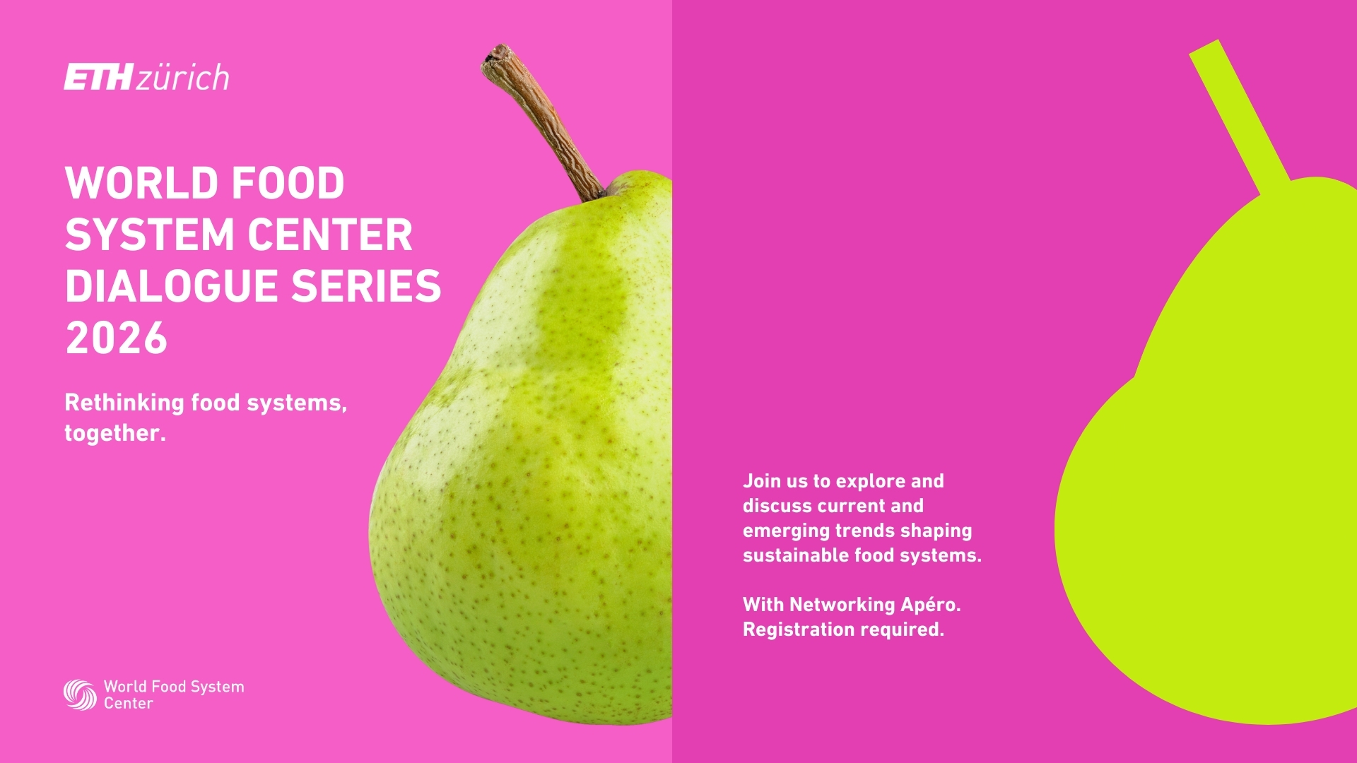 World Food System Center Dialogue Series
